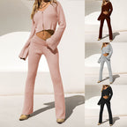 CozyEdge™ – 2-Piece Zip-Up Lounge Set with Cardigan Look