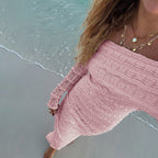 25 Edition – Elegant Off-Shoulder Lace Maxi Dress (Socialite Style)
