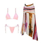 Koral three piece swimsuit set