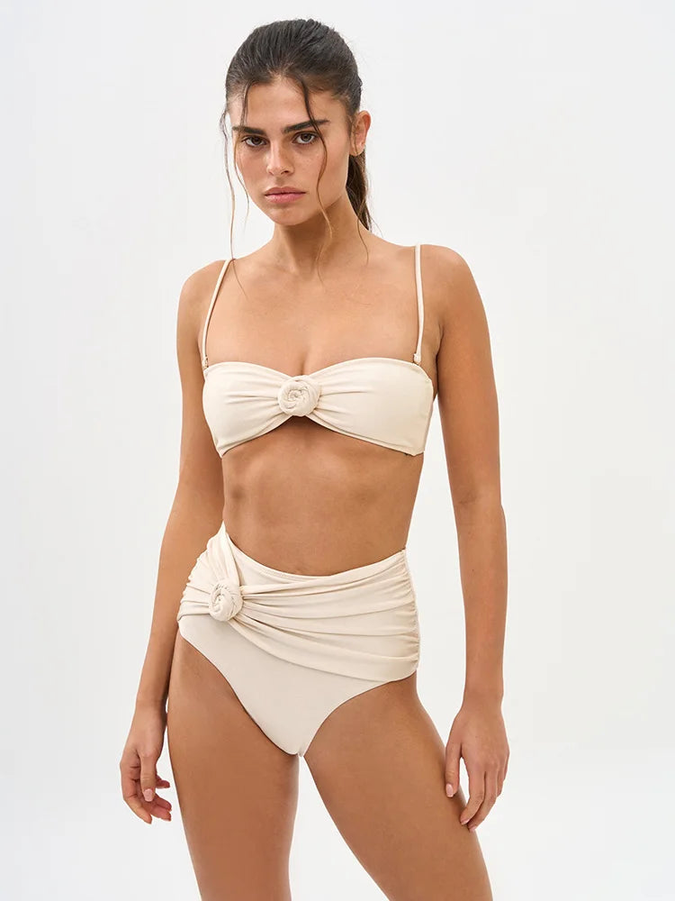 cute fresbee two piece swimsuit