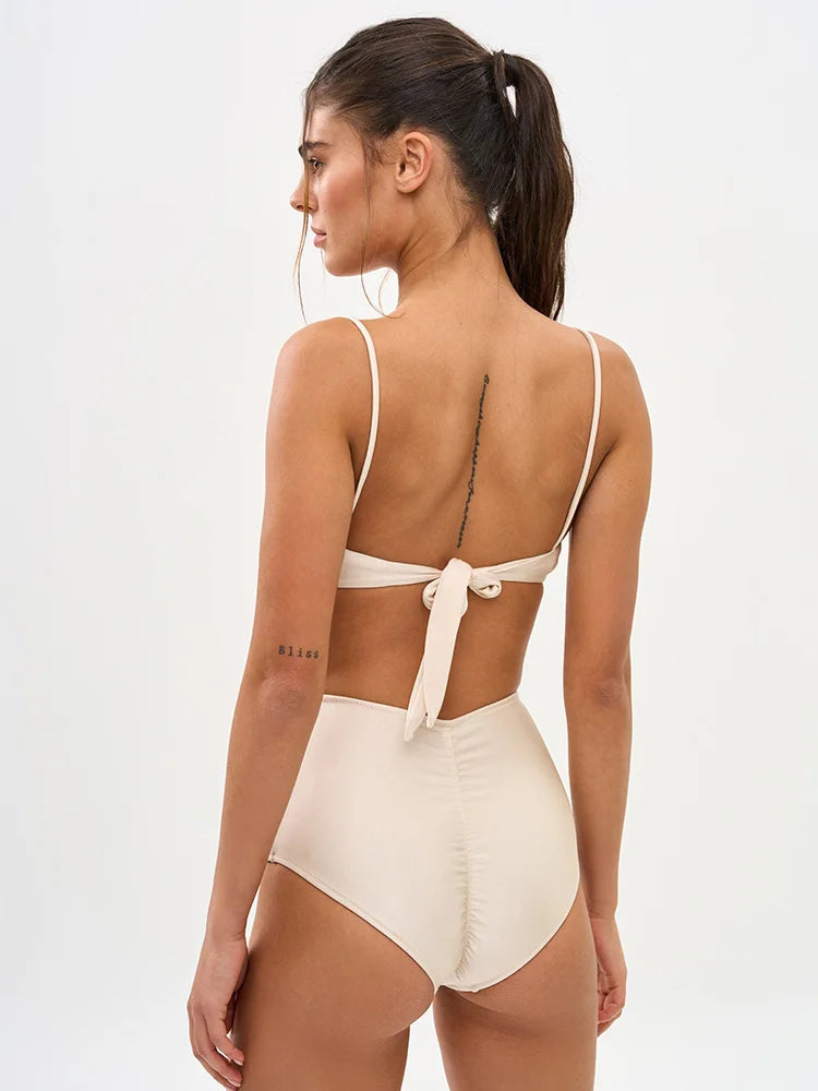 cute fresbee two piece swimsuit