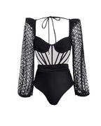 Daisy one piece swimsuit Resort wear