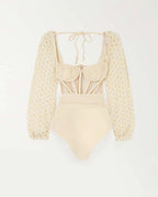 Daisy one piece swimsuit Resort wear