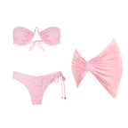 Koral three piece swimsuit set