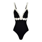 Laser Cut women three piece swimsuit