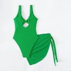 Selena cut out one piece swimsuit