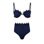 Laser Cut women three piece swimsuit