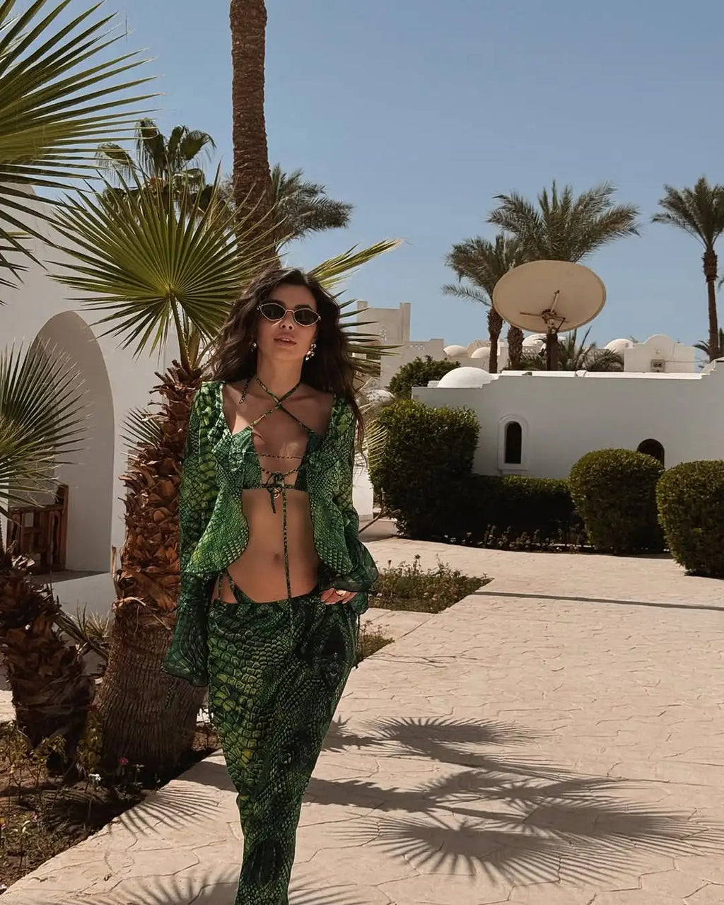 Croc four piece swimsuit