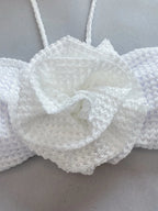 Nealle Crochet Mesh Three Piece swimsuit set