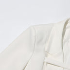 Fashion Slim Fit Patchwork Suit Jacket For Women
