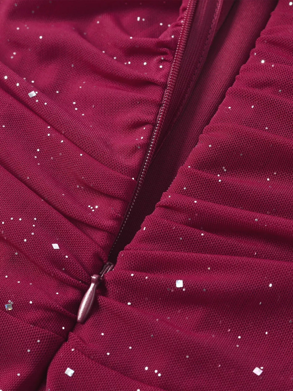 Glitter Tube Mermaid Maxi Dress