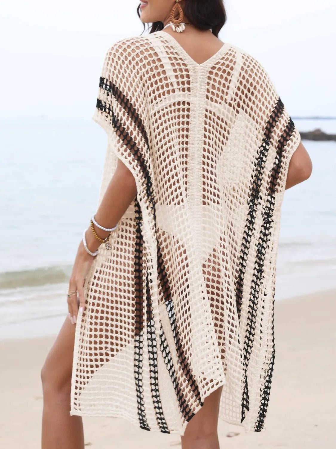 Fashionable Open Front Swimsuit Cover-Up