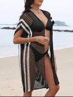 Fashionable Open Front Swimsuit Cover-Up