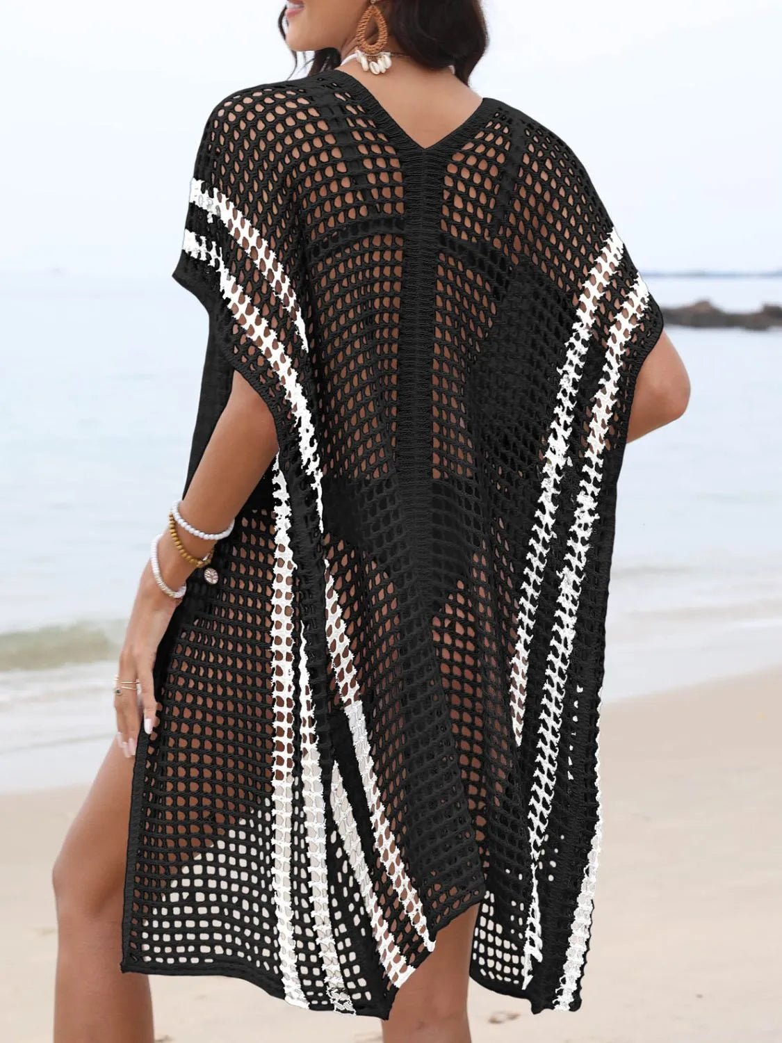 Fashionable Open Front Swimsuit Cover-Up